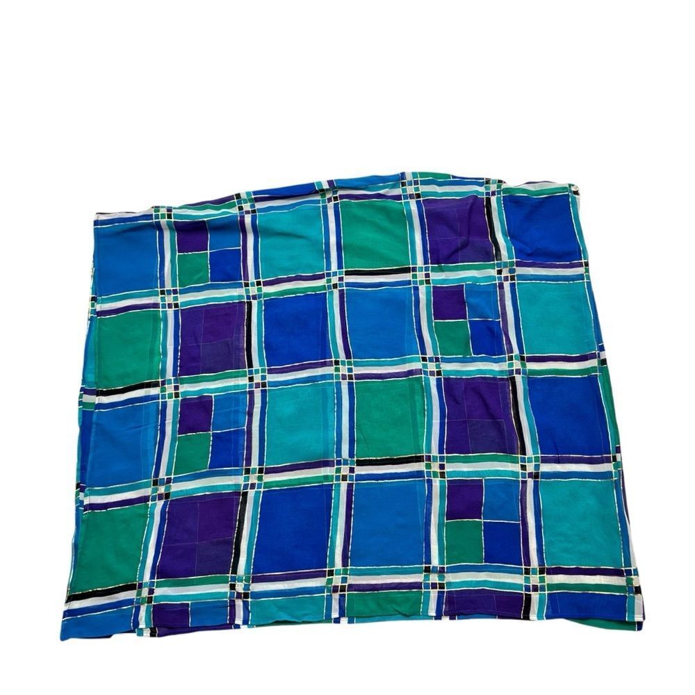 Ladies Vintage Gottex‎ Brand Large Square Swim Cover Up Sarong